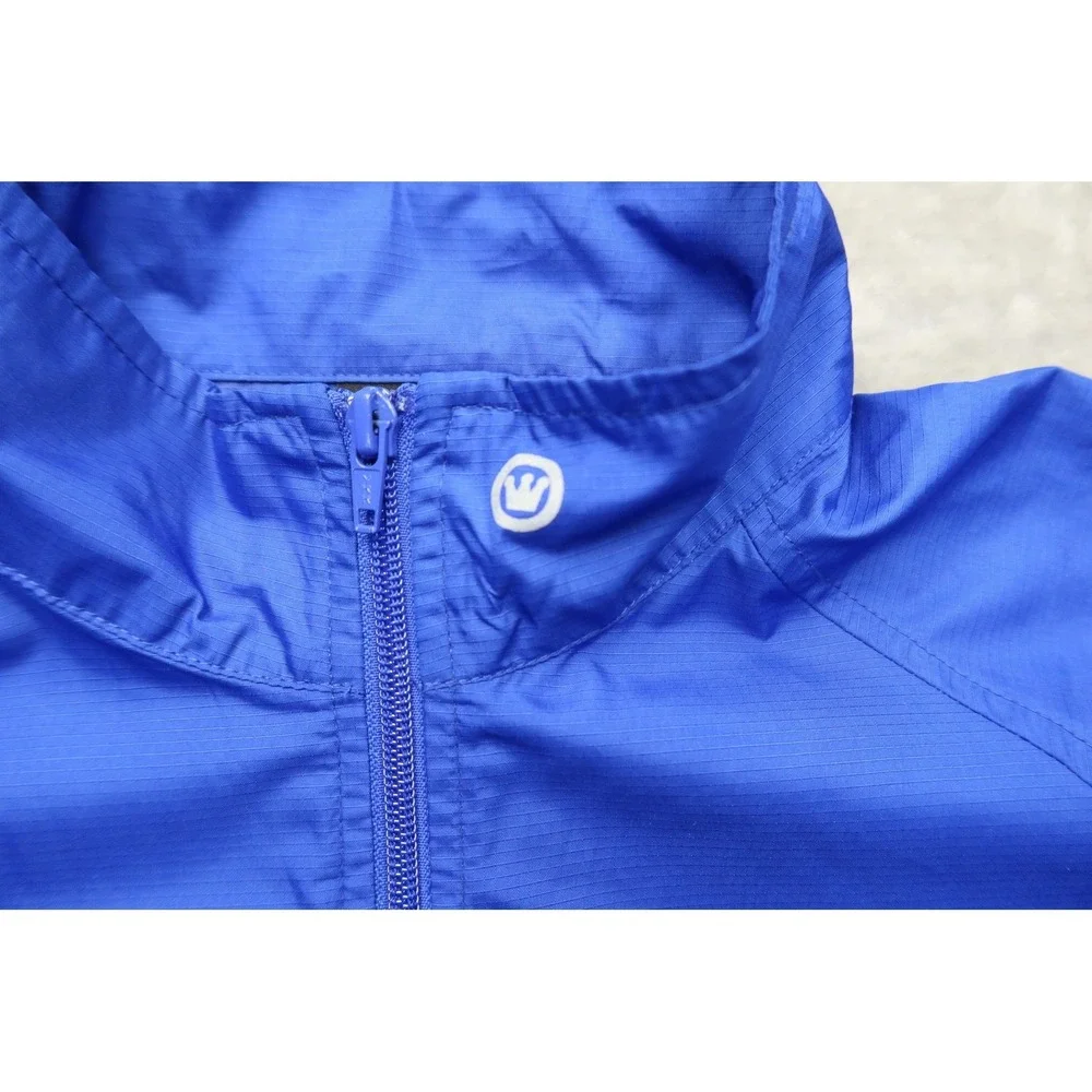 Canari Men's Royal Blue Lightweight Windbreaker Jacket Size M‎ Cycling